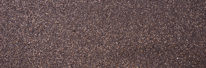 Close up of dark sand texture