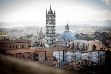 Fototapeta premium Siena Cathedral in Tuscany, Italy