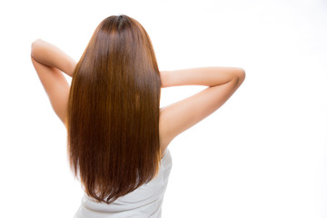美しい髪の女性