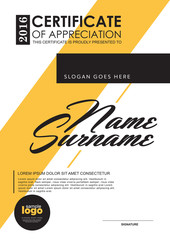 Obraz premium certificate template with Luxury and modern pattern,.Qualification certificate blank template with elegant,Vector illustration