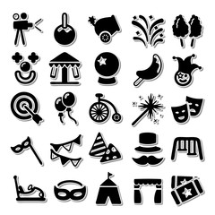 Carnival icon set