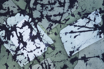 Abstraction, fragment, hot batik, background texture, handmade on silk, abstract surrealism art