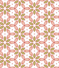 Seamless painted pattern tiling abstract background