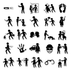 Criminal minds icon set