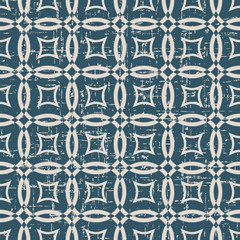 Seamless worn out antique background 046_cross round geometry