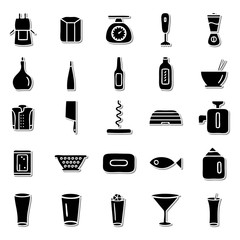 Kitchen icon set 