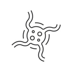 Line icon Leukemia icon design