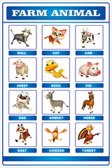 farm animal chart