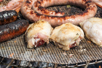 Barbecue Party in spring