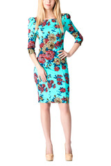 girl on white background