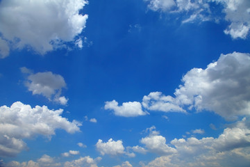 blue sky clouds,Blue sky with clouds.