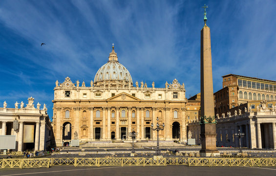 The Papal Basilica of St. Peter in the Vatican