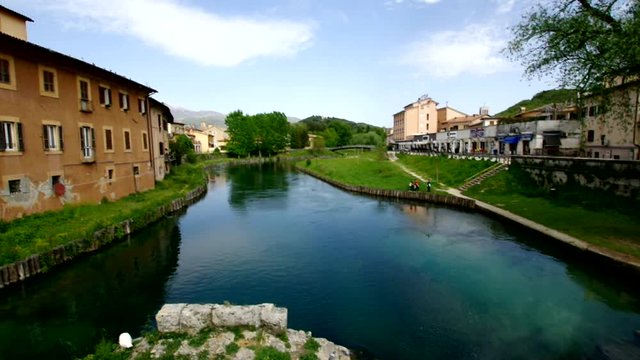 Velino River Rieti, Italy