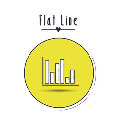 Obraz premium flat line icon design