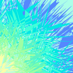 Abstract bright summer background with pointed shapes. Vector il