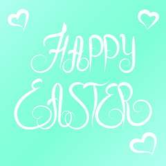 Happy Easter card. Easter background. Easter sunday. Easter typo
