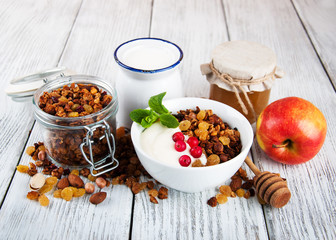 granola cereal with nuts