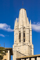 Church of Sant Feliu (Saint Felix). Girona, Catalonia, Spain.