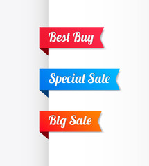 Best Buy, Special Sale & Big Sale Ribbons