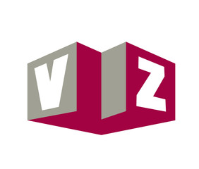 Fototapeta premium VZ Initial Logo for your startup venture