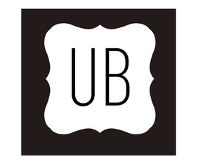 Obraz premium UB Initial Logo for your startup venture