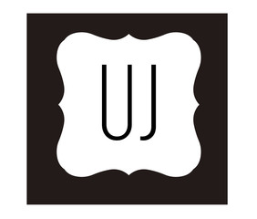 UJ Initial Logo for your startup venture