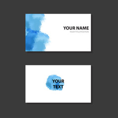 Water color Business card