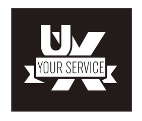 UX Initial Logo for your startup venture