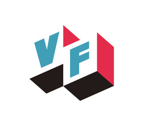 VF Initial Logo for your startup venture