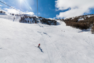 Ski resort Les Orres, Hautes-Alpes, France - 108544858