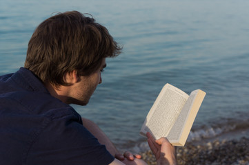 Summer reading at the beach