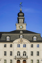 Fototapeta na wymiar Altes Rathaus in Saarbrücken im Saarland in Deutschland nach der Renovierung