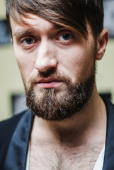 portrait of handsome man