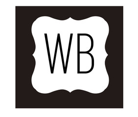 WB Initial Logo for your startup venture