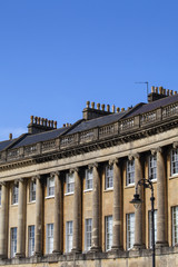 Royal Crescent in Bath, UK.