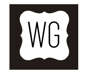 WG Initial Logo for your startup venture