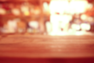 blurred background interior bar restaurant