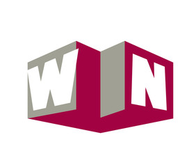 Fototapeta premium WN Initial Logo for your startup venture