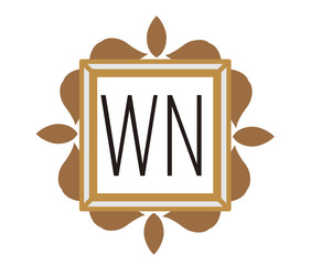 WN Initial Logo for your startup venture