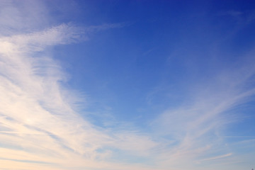 blue sky background with clouds