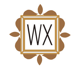 WX Initial Logo for your startup venture