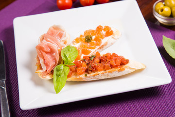 some fresh bruscchetta