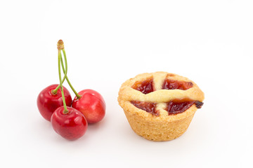  mini crostata con marmellata di ciliegie
