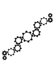 line series gears machine clockwork turn mechanically cool