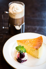 Cheesecake and Coffee Latte