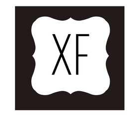 XF Initial Logo for your startup venture