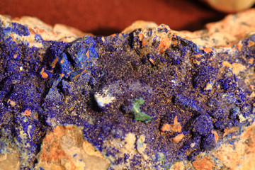 azurite mineral texture