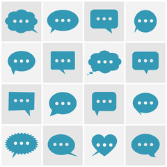 Obraz premium Speech bubble icons