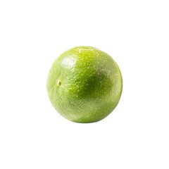 One lemon isolated on a white background