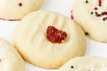 Sweet Shortbread Cookies with Festive Toppings